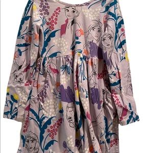 Hanna Andersson Frozen Print Dress Size 6-7